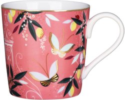 Sara Miller London - Orchard Mug Coral - Mok -Roze - Ø 9,8 cm, H 10,6 cm, 0,34 l