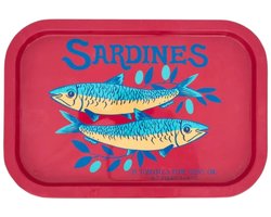 Sardientjes rode aluminium dienblad - Batela