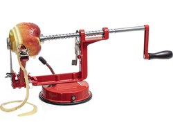 Sareva Appelschilmachine / Aardappelschilmachine - met zuignap - Rood