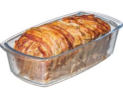 Sareva Broodbakvorm - Hittebestendig glas - 27 x 14 x 7 cm / 1.5 liter