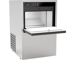 SARO IJsblokjesmachine EB UV20 PRO – 20 kg/24u – RVS – UV-licht hygiëne – Vaste wateraansluiting – Voor horeca – Bestel nu!