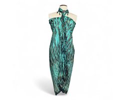 Sarong / pareo - Strandkleding wikkelrok / strandjurk - Grün