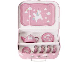 Sass & Belle Kindertheeserviesje - Betty de Eenhoorn - speelgoedtheeservies unicorns