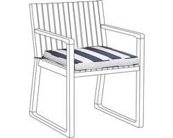 SASSARI - Tuinkussen - Marineblauw - 46 x 46 cm - Polyester
