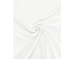 Satijn Duchesse Stof Effen - Wit 050 - 1 Meter