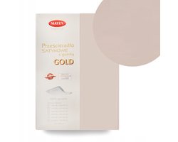 Satijn Lakens 140x200 cm met Elastiek - Goudkleurig