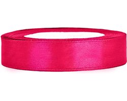 Satijn Lint Felroze - 25 Meter