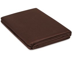 Satijnen Dekbedovertrek 160x200cm Goud Bruin 18 Matex - 5 Delig