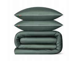 Satijnen Dekbedovertrek 200x220cm + 2 Kussenslopen 70x80cm - 100% Katoen