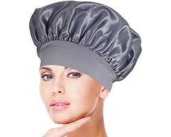Satijnen Haardrogende Handdoek - Tulband Wrap - Haar Beschermen - Anti-Kroes Effect - 28 x 25 cm - Niet gespecificeerd