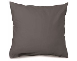 Satijnen Kussensloop 40x40 cm Grijs - Comfortabel en Stijlvol