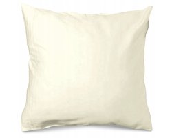 Satijnen kussensloop 70x80 cm, effen goudkleurig, katoen