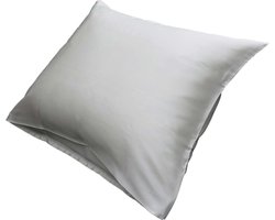 Satijnen Kussensloop - roomwit- 60 x 70 - Goed voor Huid en Haar.