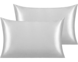 Satijnen Kussenslopen - Luxe en Comfort - Set van 2 - 50 x 75 cm