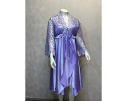 Satijnen lingerieset - Lavender