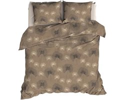 Satin d'Or by Romanette -Sparkling -  Dekbedovertrek - Katoensatijn - 240x220 cm -  Taupe
