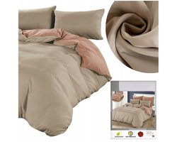 Satine Dekbedovertrek Bruni 200x220cm Dubbelzijdig 3-delig Modern