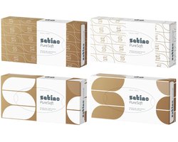 Satino PureSoft Cosmetische Tissues Platte Box | 40 doosjes x 100 vel | 211660 | 2 laags