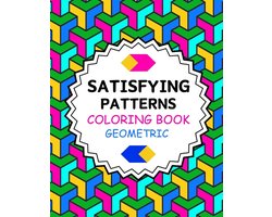 Satisfying Patterns Coloring Book Geometric