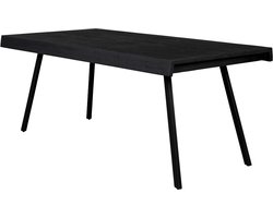 Sauda eettafel 220 cm zwart