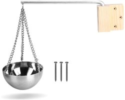 Sauna Aroma Kom van Roestvrijstaal voor Etherische Olie en Geurverspreider - Sauna Accessoires met aangename geurbeleving.