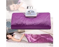Sauna Deken - Infrarood - Thuis Sauna - Detox en Gewichtsverlies - Paars