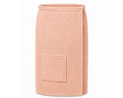 Sauna Handdoek - Sauna Handdoek met Sluiting en Opbergvak - 100% Zacht Katoen - XS-XXL - Saunahandoek Dames - Saunadoek - Sauna Kilt met Klittenband - Roze
