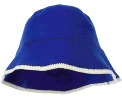 Sauna Hoed - Badmuts - Sauna Gebruik - Comfortabele Pasvorm - 30x26x16cm - Paars Blauw