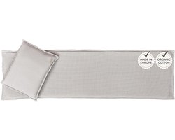 Sauna Set Long - Comfortabele Saunamat met Kussen voor Infrarood en Klassieke Sauna - Wasbaar en Duurzaam