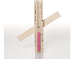 Sauna Zandloper - Accessoires - 15 Minuten - Roze Zand