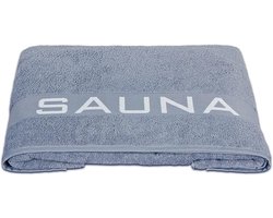 Saunahanddoek - XXL Handdoek - Ontspannen in de sauna - Hoog absorptievermogen - 80 x 200 cm - Blauw
