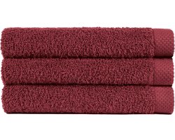 Saunalaken 100x150 cm Uni Pure Royal Bordeaux Rood - 1 stuks