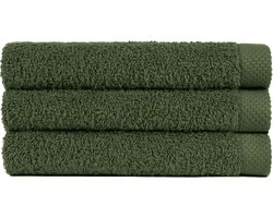Saunalaken 100x150 cm Uni Pure Royal Kaki Groen - 1 stuks
