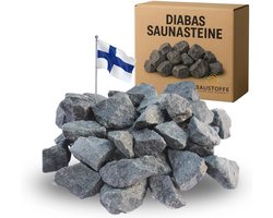 Saunastenen Diabas 50-80 mm - Optimaal voor sauna's - 20 kg