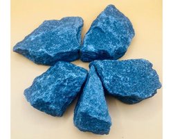 Saunastenen - Opgietstenen Sauna - Sauna Opgieting - Voorgewassen Natuursteen - 32-56 mm - Blauw
