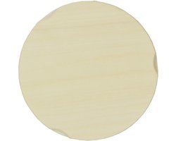 Saunia - Sauna ventilatie deksel - rond - 165 mm