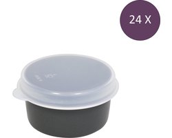 Sausbak, 30ml - Set van 24 inclusief deksel - Herbruikbaar - Move Dip - Koziol Move | Bio-Circulair