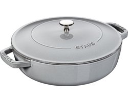 Sauteerpan 28 Cm Grijs Met Chistera Drop Stucture Staub 12612818