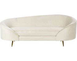 SAVAR - Tweezitsbank - Lichtbeige - Fluweel