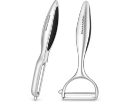 Savoré Kitchen Dunschiller Set 2-Delig voor Aardappel - Aardappelschiller & Groenteschiller - I & Y Model - RVS Messen