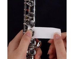 Saxophone Schoonmaakpapier - 100 Stuks Neutraal Katoenen Blotting Papier voor Oboes