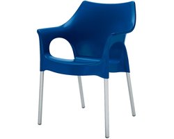 Scab Ola stapelbare kunststof tuinstoel - Blauw