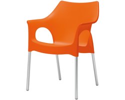 Scab Ola stapelbare kunststof tuinstoel - Oranje