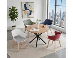 ScandiLuxe Comfort Eetkamerstoel Set van - Novihome