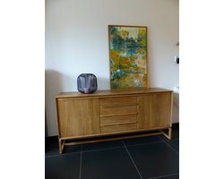 Scandinavisch design dressoir hout teak 160cm