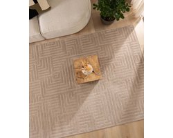 Scandinavisch vloerkleed - Contour Gem beige 200x300 cm