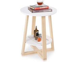 Scandinavische stijl dubbele bijzettafel - bijzettafels en salontafels in Scandinavische stijl