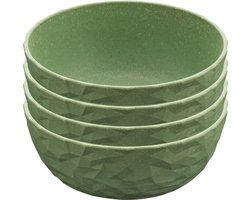 Schaal, 0.7 L, Set van 4, Organic, Blad Groen - Koziol | Club Bowl