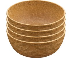 Schaal, 0.7 L, Set van 4, Organic, Houtvezels - Koziol | Club Bowl