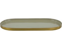 Schaal aluminum taupe Ø27x1.75cm